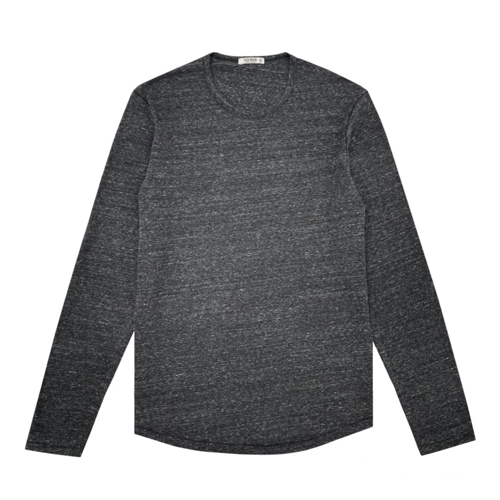 BUCK MASON Tri-Blend Curved Hem L/S Tee (NWOT)